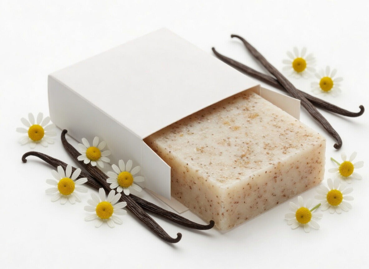 Vanilla & Chamomile Exfoliating Bar
